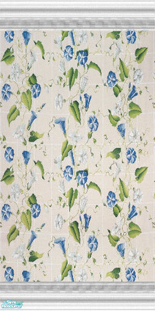 Sims 2 — BlueMorningGlory by mmbunny — Blue MorningGlory with trim.