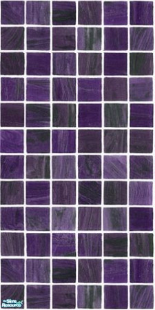Sims 2 — Very Violet wall by tamlfra — I have matching tile floors, walls, and a recolor of the expensive shower, all in