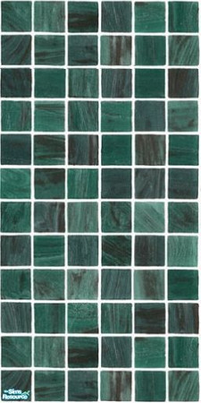 Sims 2 — Very Deep Water wall by tamlfra — I have matching tile floors, walls, and a recolor of the expensive shower, all