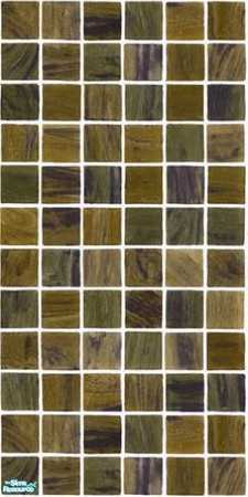 Sims 2 — Very Much Moss wall by tamlfra — I have matching tile floors, walls, and a recolor of the expensive shower, all