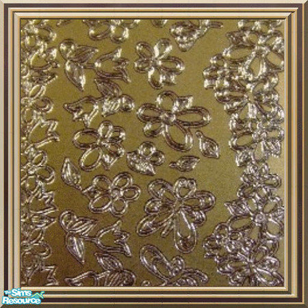 Sims 2 — Set Cuirepo - ultimate gold floor by kibanahnah — Made to match my recolor of Huabanzhu \"living 04\",