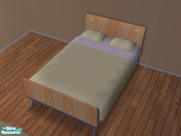 Sims 2 — Daisy Blossom Bedroom Set - Bed by bethbrit — Bed requires Pets to work. Part of the Daisy Blossom bedroom set.