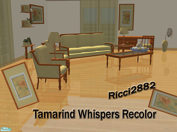 Sims 2 — Tamarind Recolor Whispers by TheNumbersWoman — A Sunny recolor of the Tamarind room. Please make sure you