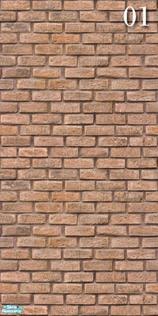 Sims 2 — Brick Set19 - Wall01 by ayyuff — Cost:2