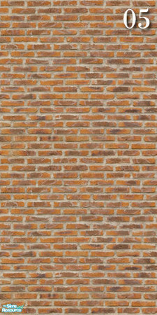 Sims 2 — Brick Set19 - Wall05 by ayyuff — Cost:2
