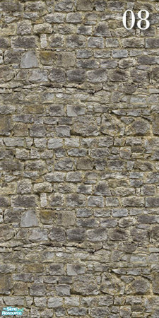 Sims 2 — Brick Set20 - Wall08 by ayyuff — Cost:2