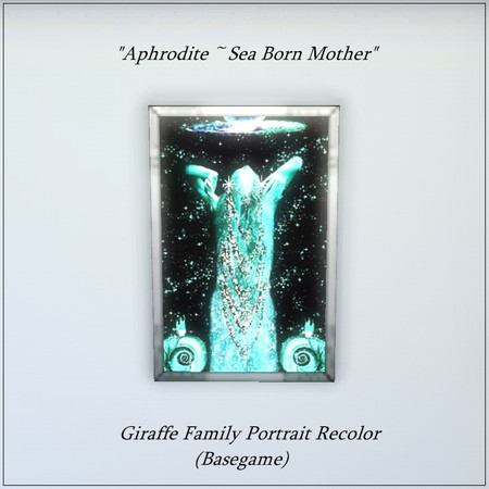 Sims 3 — Aphrodite~ Sea Born Mother by weirdling2 — A beautiful depiction of Aphrodite by the talented artist Esta. 