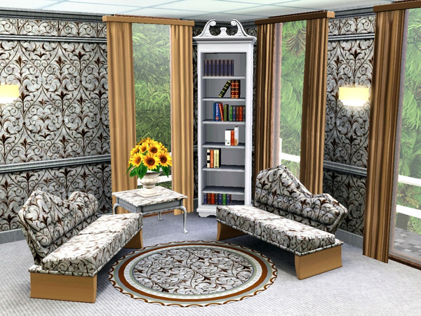 Sims 3 — marcorse_metal art pattern by marcorse — The graphic I used to create this pattern immediately made me think of