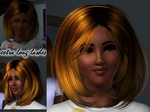 Sims 3 — Long fluffy upper lashes by LovelyButterfly — Long upper lashes, enjoy