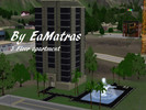 Sims 3 — 3 floor apartment - 1 bedroom, 2 baths by EaMatras — By EaMatras A 3 floor apartment build and furnished by me.