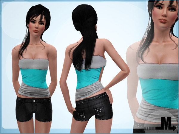 Sims 3 — Frostbite Part 1 by miraminkova — Wear the beautiful colors of the sunset with this stunning outfit!