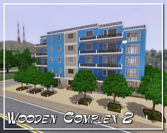 Sims 3 — Wooden Complex 2 by katsi — Wooden Complex 2 by Katsi
