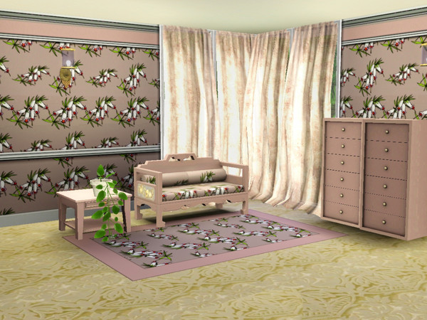 Sims 3 — marcorse_correa pattern by marcorse —  Correa is a Australian native plant, commonly known as native fuchsia . .