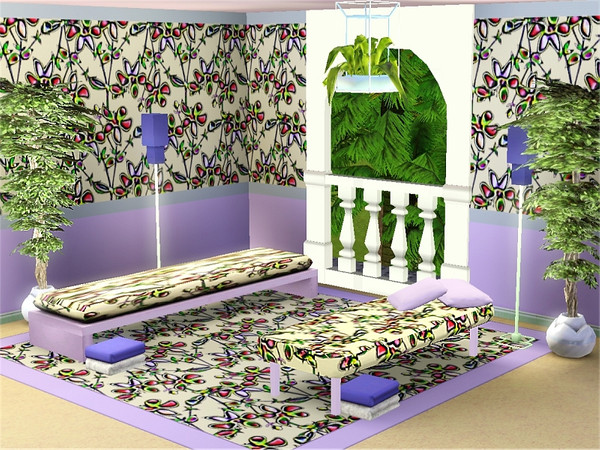 Sims 3 — marcorse_enamelled pattern by marcorse — A novelty repeat pattern comprised of enamelled floral motifs