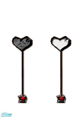 Sims 1 — New Object! The King of Hearts Floor Lamp. by MasterCrimson_19 — Greetings all, this is one of my latest new