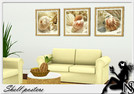 Sims 3 — Nea-Shells by Nea-005 — Shells paintings; made by NeaSims@TSRNea-005;Photo by Donna Geissler