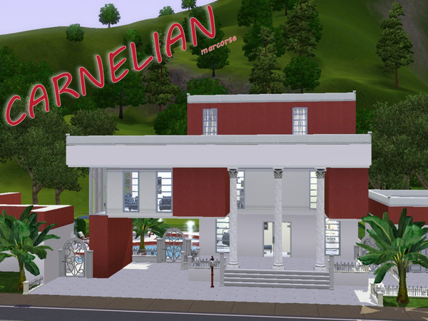 Sims 3 — Carnelian by marcorse —  Carnelian was created on the lot at 2400 Pinochle Point, Sunset Valley and tested at 60