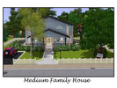 Sims 3 — Medium Family House. by MrSundqvist2 — I made this house for my own the sims 3 family. There are two bedrooms