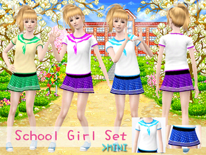 Sims 3 Sets - 'school uniform'
