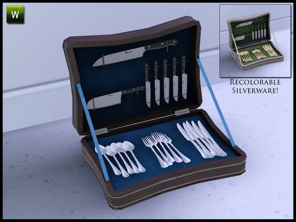 Sims 3 — Emerson Silverware Case by sim_man123 — Silverware Case from my Emerson Dining Room. Made by sim_man123 from