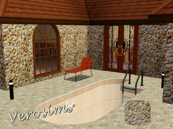Sims 3 — Roca exterior by verosims3 — Recolorable stone pattern