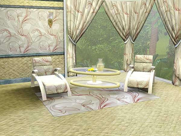 Sims 3 — marcorse_leafy shoots pattern by marcorse — A refined and elegant allover pattern of stylised leafy shoots, in