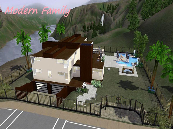 Sims 3 — Modern Family UF by bitbit0903 — This house is perfect for the big celebrity sim families or the ones that want