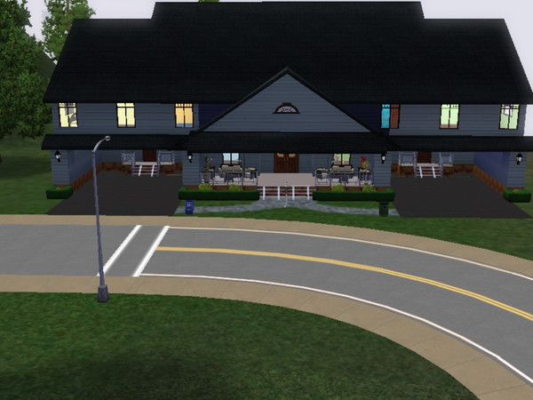 Sims 3 — Rockstar Duplex by LynAnn19962 — On the left side of the duplex, you'll find and updated kitchen, dining room,