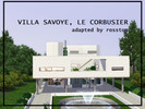 Sims 3 — VILLA SAVOYE, LE CORBUSIER by rosstom — Adapted from LE CORBUSIER original progect