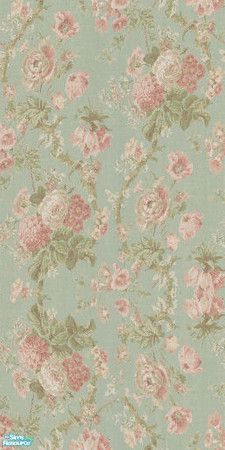 Sims 2 — [Distant-shiver] - Shabby Wallpapers - Enchanted Garden by Distant-shiver2 — Shabby Wallpaper