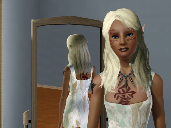 Sims 3 — Sarah Seho (elf) by Uniscorn2 — Just thought it would be a fun thing to try. Enjoy.