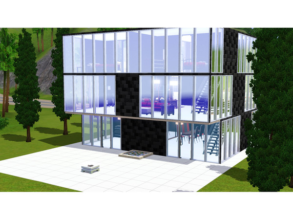 Sims 3 — Maison 2 by souverainse2 — Modern house for a small family.