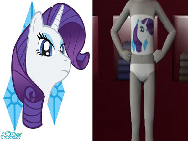 Sims 2 — MyLittlePonySwimsuit - Mylittlepony 05 by rejectedall2 — Cute swimsuit