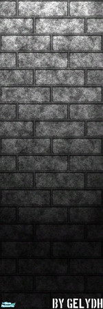 Sims 2 — Aikea-Guinea - Pre-lit Club Walls - Carbon by gelydh — Will be found under \'brick\'.
