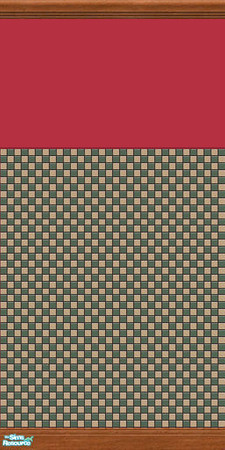 Sims 2 — Autumn Harvest Bathroom Wall Tile 5 by skippyscatt — Autumn Harvest Bathroom wall 5/6. Tile wall to mix and