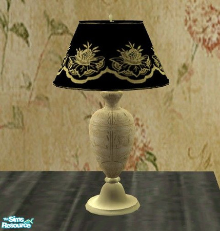 Sims 2 — Dynasty Bedroom - Lamp by Riverwillows — Lovely bedroom in pretty reds and a touch of the Orient. All items base