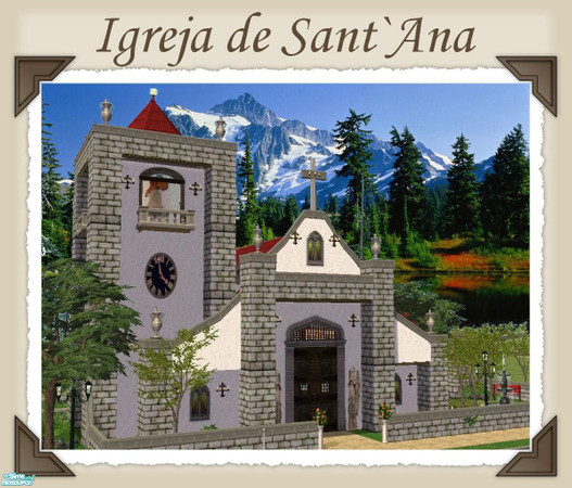 Sims 2 — Igreja de Sant\'Ana  by srgmls23 — Igreja de Sant\'Anna(Sims need a place to marry. Here is the community