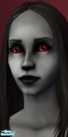Sims 2 — Dark Eye Series - Red by Hakenzi — The first of the series, dark red eyes to go with your blood-thirsty type