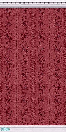 Sims 2 — deep pink-rose-crown by Kahlida1 — deep amaranth pink paper with white trim