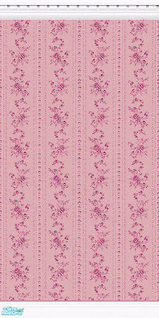 Sims 2 — amaranth pink rose crown by Kahlida1 — amaranth pink paper with white trim