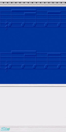 Sims 2 — (Blue) Musical Notes Wallpaper by ncfrostbyte — Musical note wallpaper for the music loving Sim! *ncfrostbyte