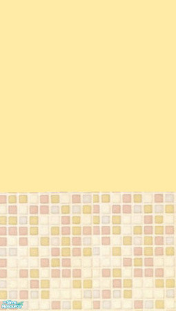 Sims 2 — warm pastel wall tile by qvisn — by qvisn