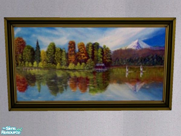 Sims 2 — Lakeside by qvisn — Painted by Dave. from rolling hills. by qvisn