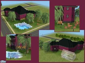 Sims 2 — Butterfly Hill 124 by Flovv — A lovely house with modern furniture for a big family. 