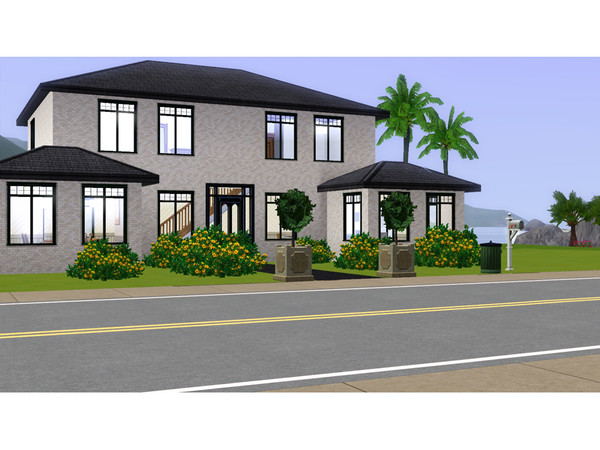 Sims 3 — Maison 3 by souverainse2 — Nice family house, two bedrooms, one bathroom, kitchen, dining, living room,