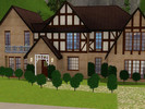 Sims 3 — Tudor Home by nerdfighter4life — Tudor Home for average-large sized families. I take no credit for CC used