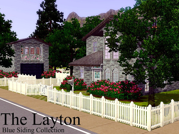 Sims 3 — The Layton by paigeedoll — This lovely home has six large bedrooms, 3.5 bathrooms, and tons of living space.
