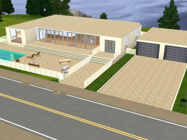 Sims 3 — Petite Villa by OnlyNcis — (FR) Jolie petite villa lumineuse pour vos sims. (ENG) Attractive small bright villa