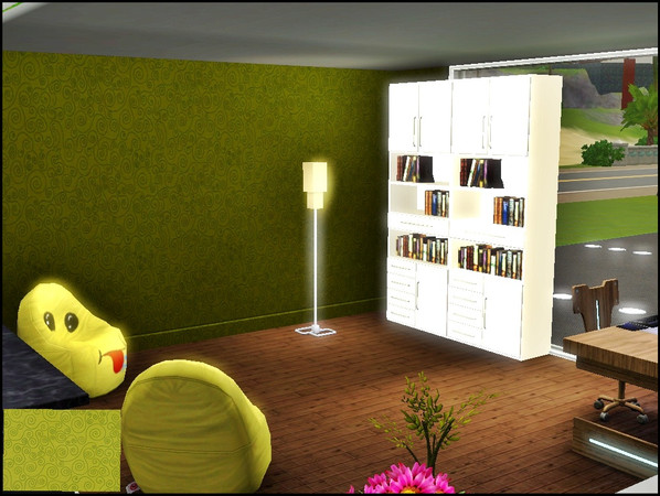 Sims 3 — Green Swirls by capshunica2 — A new pattern for you. Enjoy!