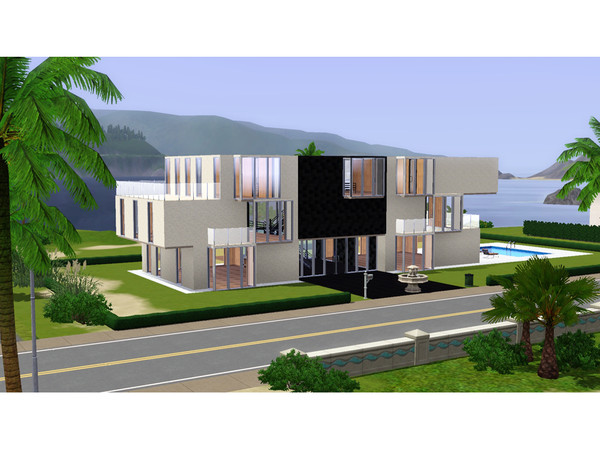 Sims 3 — Maison 4 by souverainse2 — Modern house for a small family.